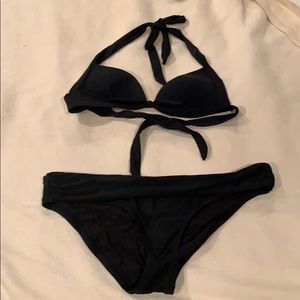 Anthropologie black bikini